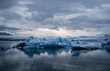 © Cavan Images - Icebergs float on Jokulsarlon glacier lagoon