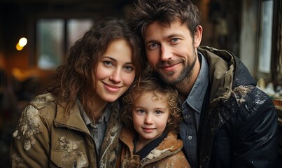 Man and Woman Posing for Picture