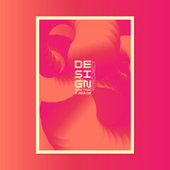 Poster - A template to use in your design. Template for text information. A composition of geometric shapes. Vector illustration. Graphic elements for design and creativity.