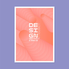 Poster - A template to use in your design. Template for text information. A composition of geometric shapes. Vector illustration. Graphic elements for design and creativity.