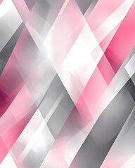 Fototapete - Seamless Abstract with Overlapping Diamond Shapes in Pink and Grey