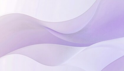 Poster - Elegant Lilac Gradient with Curved White Line Background