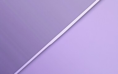 Poster - Solid Lilac with Diagonal White Line Minimalist Background