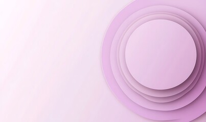Aufkleber - Lilac Background with Small Corner Circle Adding Depth
