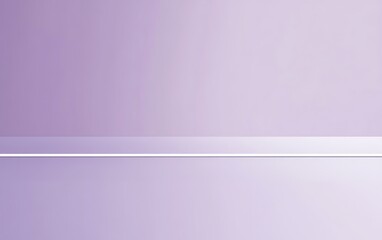 Poster - Solid Lilac Background with Horizontal White Line Design
