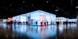 © killykoon - IT business convention, demonstration booth. Long exposure. Blurred human motion. Hand edited generative AI.