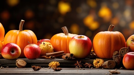 Poster - autumn still life