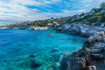 Wall Mural - A beautiful Bay in Karaburun Town