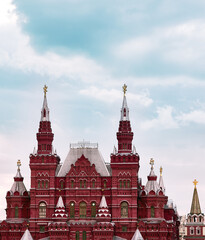 Moscow State Historical Museum on Red Square.