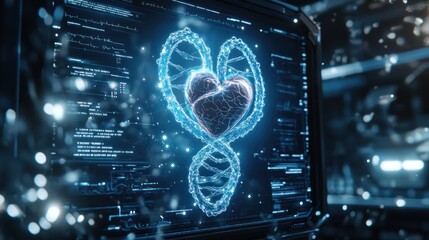 Poster - Digital Heart and DNA