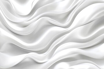 Wall Mural - White wavy structure on abstract background