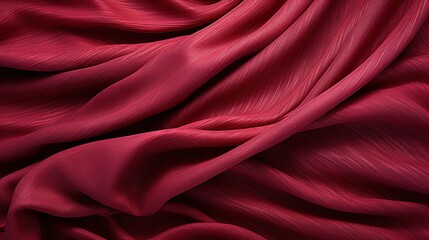 Wall Mural - red satin background