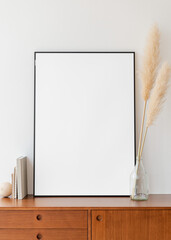 Canvas Print - Picture frame png mockup, home decor, transparent design