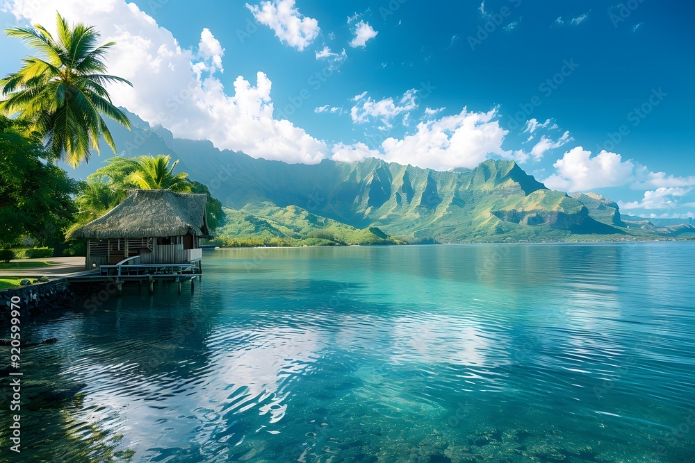 Iconic Scenary picturesque travel destination, famous landmarks, scenic views ...