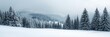 © yanlong - Winter's Enchanted Canvas: Snowy Landscape with Majestic Fir Trees, a Vintage Christmas Wallpaper Perfect for 4K Wall Art and Poster Backgrounds,Happy New Year 2025 and Merry Christmas