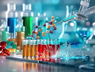 Molecular Chemistry Experiment.