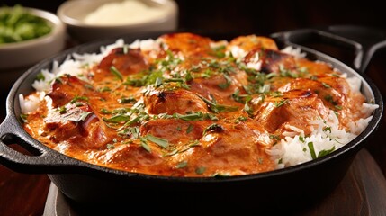 Canvas Print - lasagna in a pan