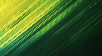Poster - A vibrant abstract background with green and yellow diagonal lines, perfect for modern designs and art projects