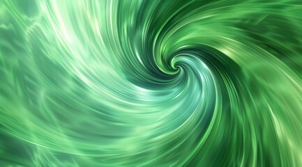 Poster - A mesmerizing and beautiful green swirl pattern that is perfect for use in various digital media and design projects