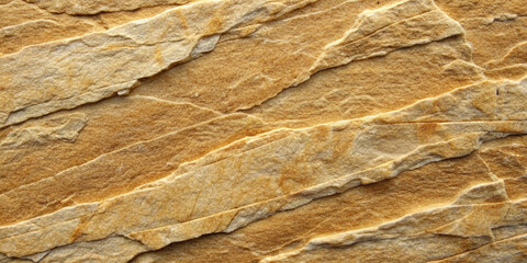 Close-up of a natural stone texture with irregular shapes and shades of brown, beige, and gold, creating a rustic and organic feel in the design