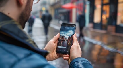 Poster - Picture a smartphone that offers real-time language translation, making communication across different languages effortless and instantaneous.