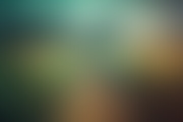 Aufkleber - Soft colors merge to create a calming backdrop with hints of green and orange, evoking a serene atmosphere as day transitions to night