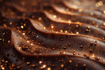 Chocolate background. Generative AI