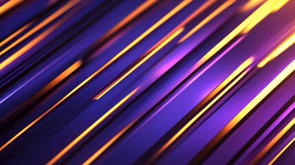 Canvas Print - Abstract diagonal lines in a gradient of dark purple to gold capturing the essence of New Year Eve festive atmosphere 