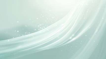 Poster - Soft waves of light create an ethereal atmosphere in a tranquil setting