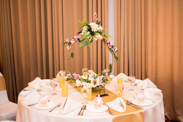 Wall Mural - Beautiful Floral decoration on table