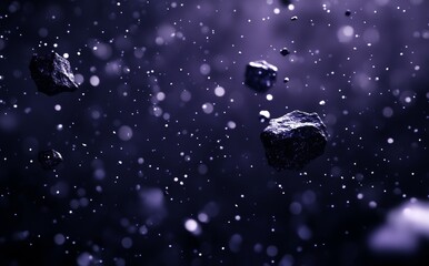 Wall Mural - a realistic illustration of a deep space starfield in high resolution in 5k.