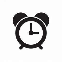 Wall Mural - alarm clock icon