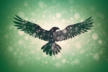 Wall Mural - eagle in the sky