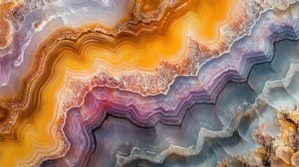 Canvas Print - Gradient surface of agate rock