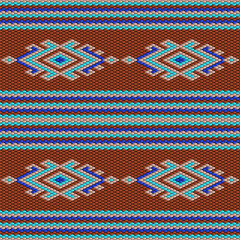 Wall Mural -   Pattern, ornament,  tracery, mosaic ethnic, folk, national, geometric  for fabric, interior, ceramic, furniture in the Latin American style.