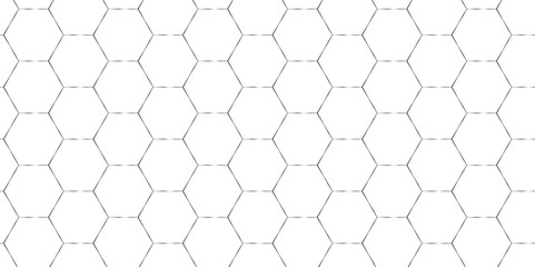 Abstract square digital grid pattern background with hexagons. modern hexagon polygonal technology vector. seamless bright white abstract honeycomb background.	
