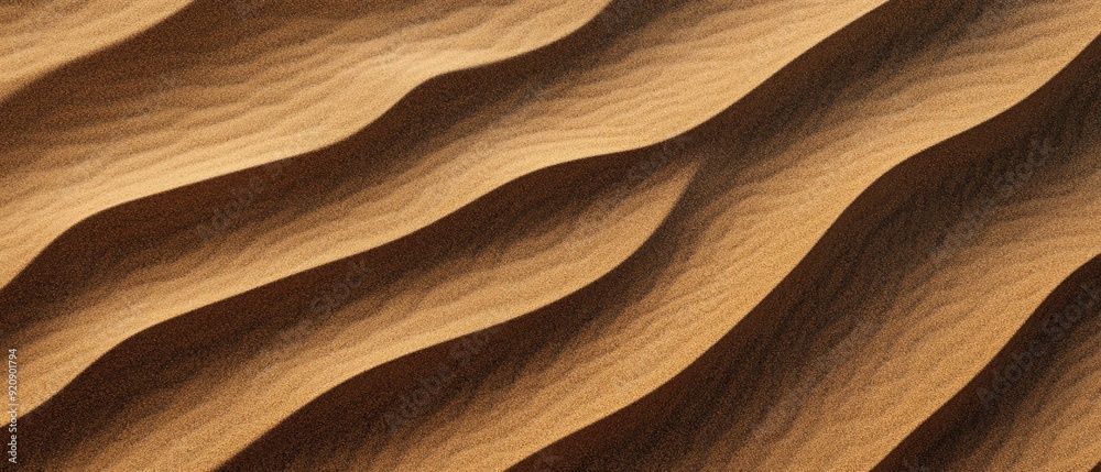 Detailed close-up of sand dune textures with subtle ridges and patterns ...