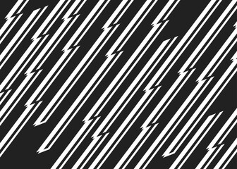 Poster - Abstract background with diagonal zigzag stripes pattern