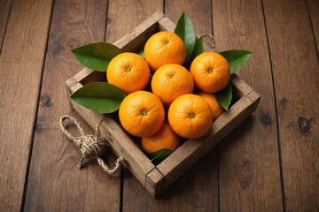 Orange fruit on wooden