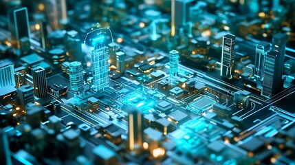 Poster - a futuristic autonomous city management system with digital infrastructure monitoring and ai-driven 