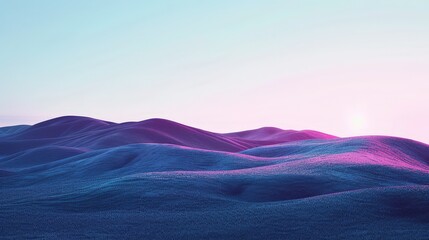 Poster - Serene Hills at Sunset