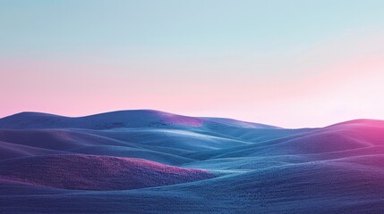 Sticker - Serene Hills at Sunset