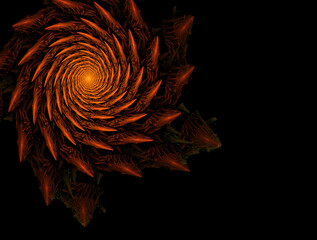 Imaginatory fractal abstract background Image