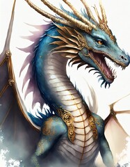 Wall Mural - head of a dragon