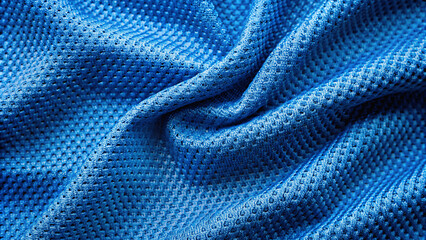 Canvas Print - Blue clothing fabric texture textile design