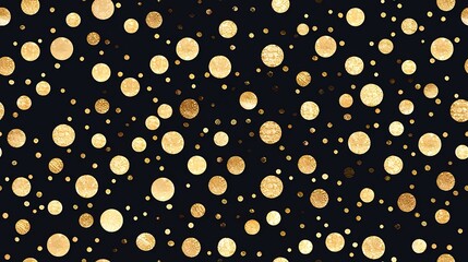 Poster - Abstract Gold Confetti Pattern