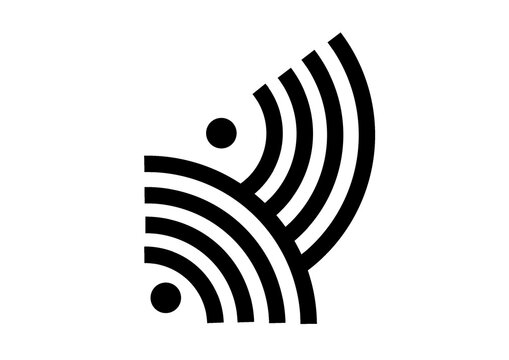 Easy Logo, Black and White Logo Line, Simple Logo, Button