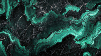 Wall Mural - emerald and black marble stone texture background wallpaper