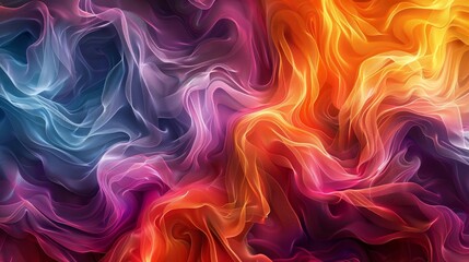 Poster - Abstract patterns with swirling creating a dynamic and visually stimulating design background