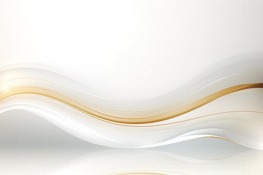 Abstract background with wavy lines and gold accents.